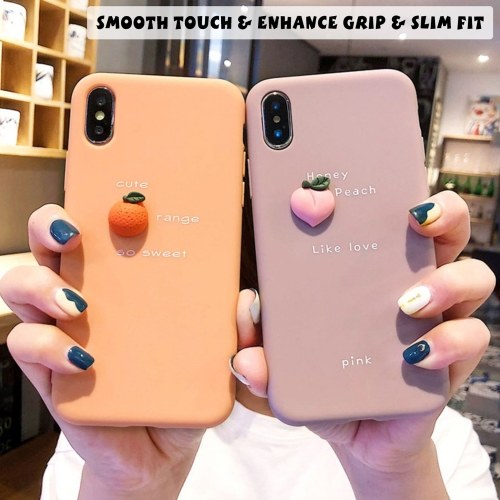 

Phonecase 3D Orange Avocado Peach Designs Frosted Soft TPU Cover Phone Shells Shockproof Slim Flexible Protective Anti-Slip Cell Phone Cover for iphone