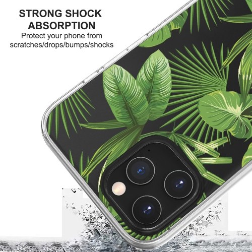 

Soft Thin TPU Phonecase Clear with Multiple Tree Leaves Design Green Color Full-Body Protective Anti-Slip Cell Phone Cover Back Cover Bumper Shockproof Cover For iphone (AZ00410)