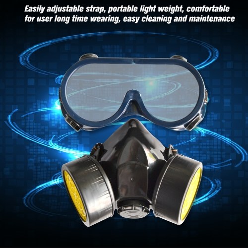 Gas Mask Emergency Survival Safety Respiratory Anti Dust Paint Respirator Spraying Decorate Protective Mask
