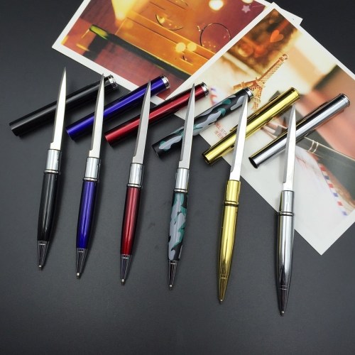 

2018 new tool knife ball pen multi-function letter opener metal pen