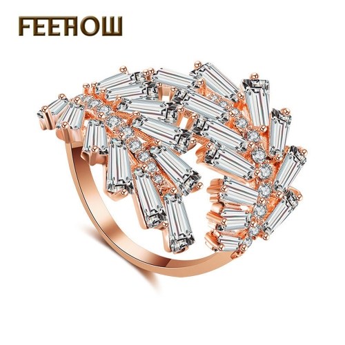 

Temperament simple ladies princess dream diamond ring