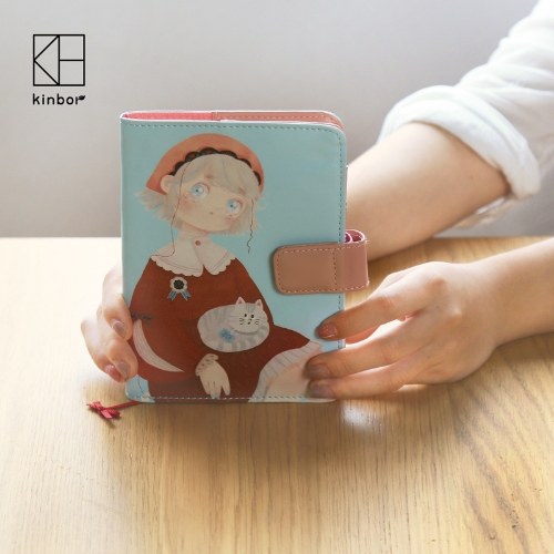 

kinbor новый ручной книги кожа A6 Блокнот справочник