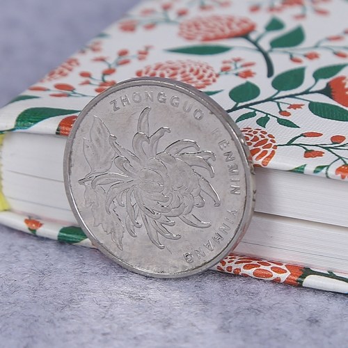 

Floral Leather Cover Planner Notebook