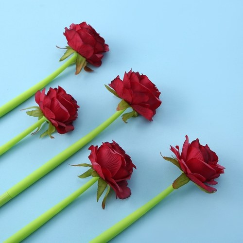 

Creative Rose Flower Gel Ink Pen Decoration Writing Pen 0.5mm