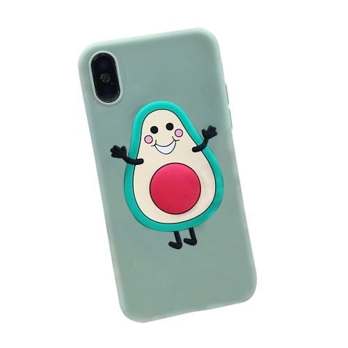 

Cartoon Milk Tea Coke Avocado Pattern Phone Case Compatile with Samsung S8/S8PLUS S9/S9PLUS A8(2018) A70 S6