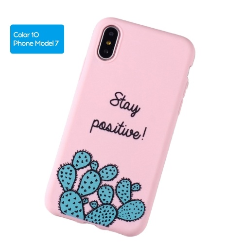 

Delicate Cartoon Pattern Dull Polish Surface High Elasticity Soft TPU Phone Cover