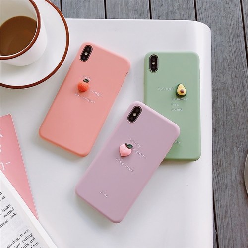 

Suitable for Three-dimensional Fruit Mobile Phone Silicone Anti-fall Ca-se