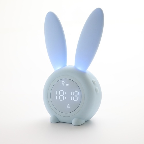 

Cartoon cute rabbit timer alarm clock with night light