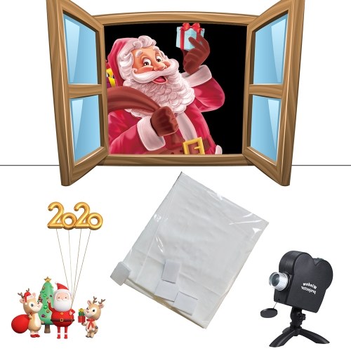 1.8*1.2M Projector Screen Foldable Portable Display Cloth for Christmas Halloween Movie