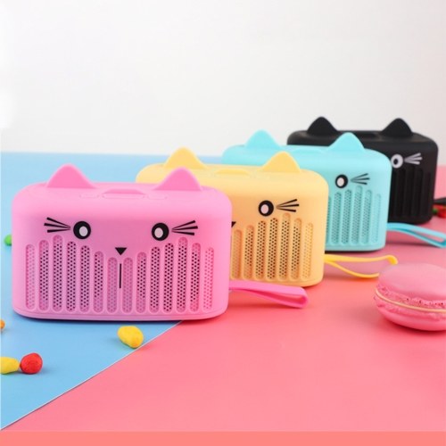 

Wirelessly BT4.2 Speaker Cute Portable Mini Cartoon Subwoofer Phone Holder