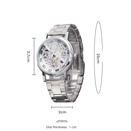 

Hollow quartz watch men's fashion Korean men's non-mechanical watches cross-border gift watch manufacturers wholesale Gold