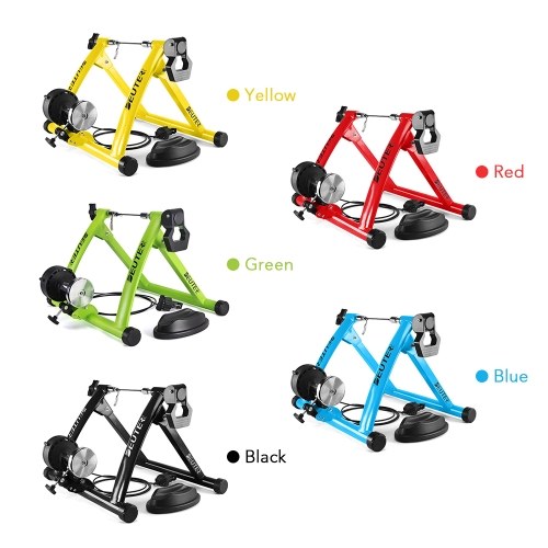 

Foldable Magnetic Bike Trainer Stand with 6 Resistance Levels Cycling Rack Indoor Bicycle Exercise Training Stand for 26-28 Inch Bike Tires