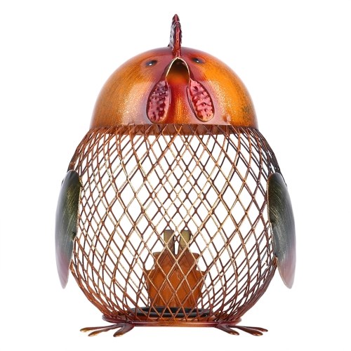 

Tooarts Piggy Bank Metal Craft Животное Фигурка Home Decor Gift