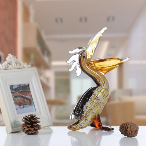

Tooarts Баклан Стекло Скульптура Home Decor животных Орнамент Подарочные Craft Украшение