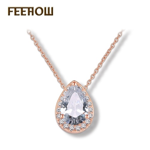 

FEEHOW heart seed pendant necklace