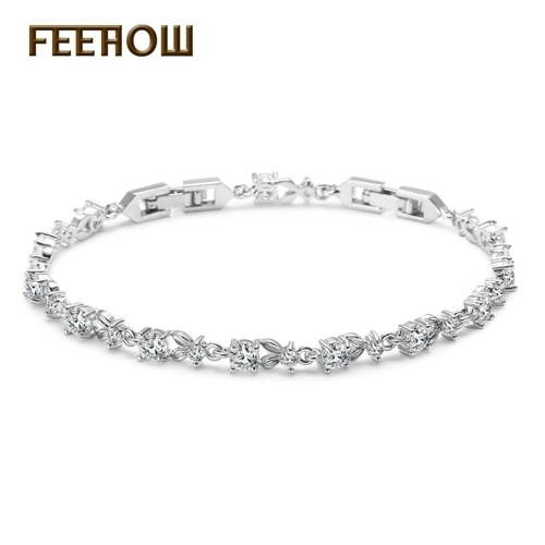 

FEEHOW Crystal Love AAA Zircon Bracelet