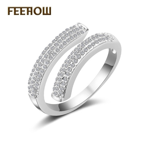 

FEEHOW temperament simple princess dream diamond ring