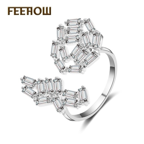 

FEEHOW Творческая мода Новое Открытое Регулируемое Кольцо
