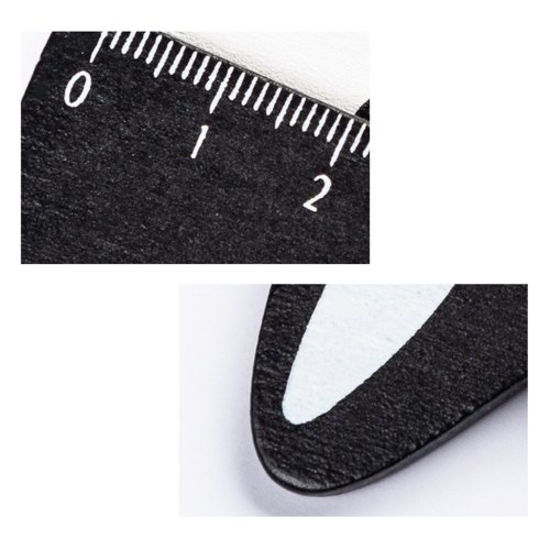 

12cm/4.7in Cute Cartoon Ruler Wood Straight Ruler Measuring Tool