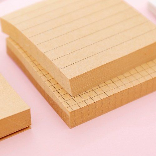 

Blank Horizontal Stationery Notepad Grid