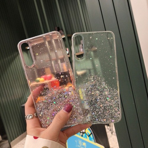 

Transparent Night Sky Gleaming Fairy Phone Case Compatile with Honor 7X Play 7X 8X Play 8X 9X Play 9X Enjoy 9S 20i 10i 8S 10 V10 V20