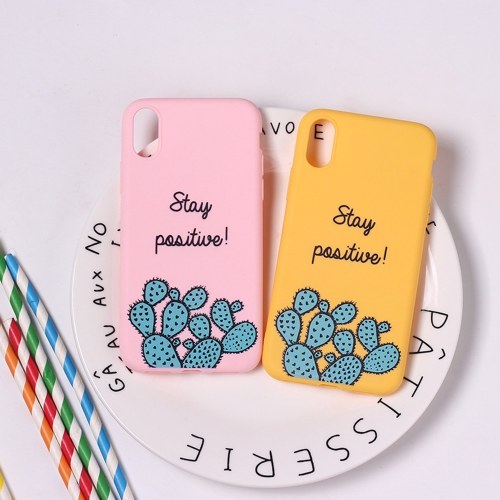 Delicate Cartoon Pattern Dull Polish Surface High Elasticity Soft TPU Phone Cover