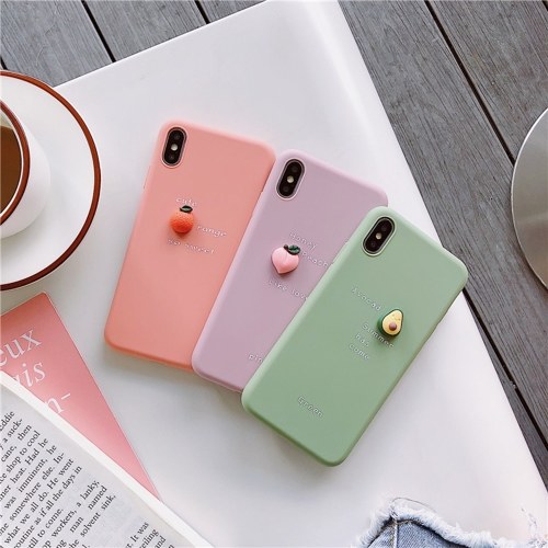 

Suitable for Three-dimensional Fruit Mobile Phone Silicone Anti-fall Ca-se