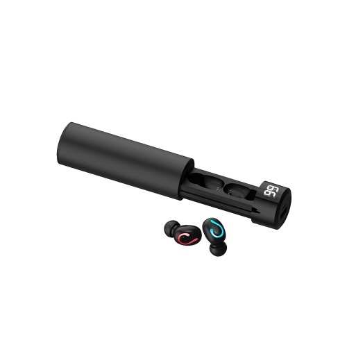 

Bluetooth 5.0+EDR Earbuds True Wireless Headphones Mini Sports Headset with Mic Charging Box Power Display