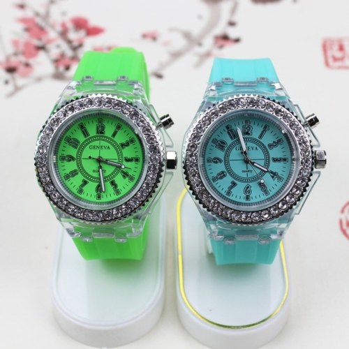 

Factory direct silicone luminous watch