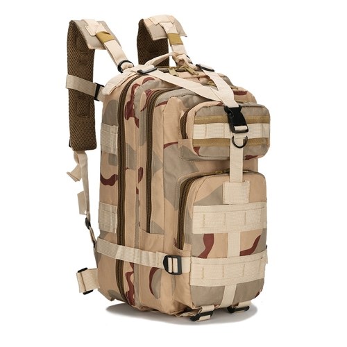 

Camping Backpack 25L Survival Gear Pack Big Capacity Molle Bag Functional Daypack Rucksacks