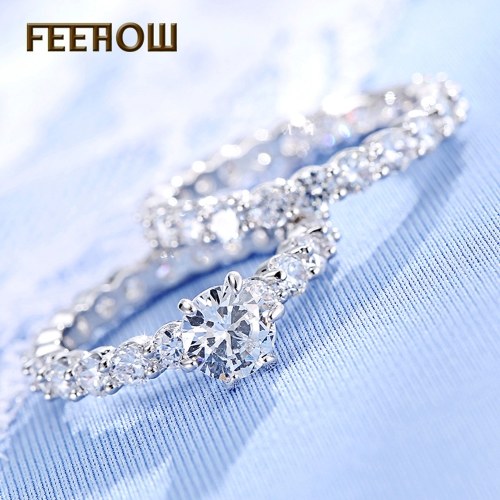 

FEEHOW Кольцо с кольцом из циркона в Европе и Америке