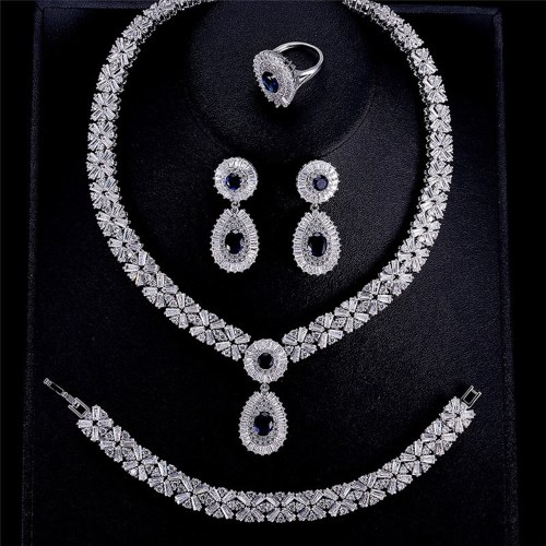 

New set bridal jewelry earrings necklace two-piece set
