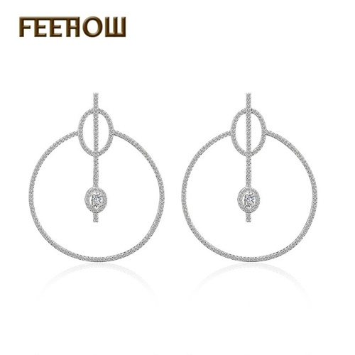 

FEEHOW новые европейские и американские алмазные серьги