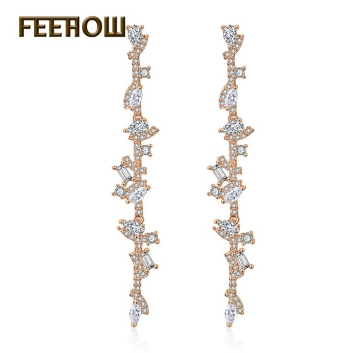 

FEEHOW creative new party banquet mix long retro earrings