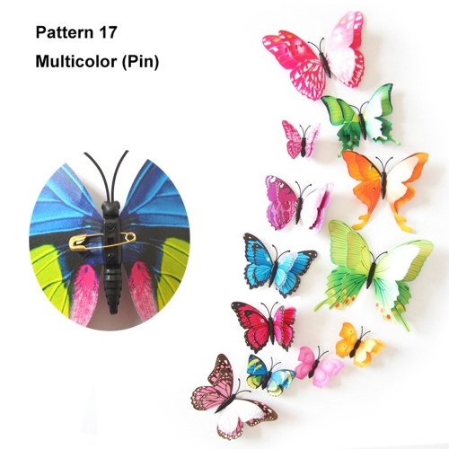 

24pcs Multicolor Double Layer Wings