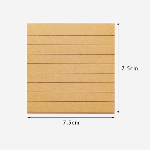 

Blank Horizontal Stationery Notepad Grid