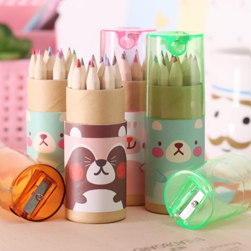 

12 Pre-Sharpened Colored Pencils Set