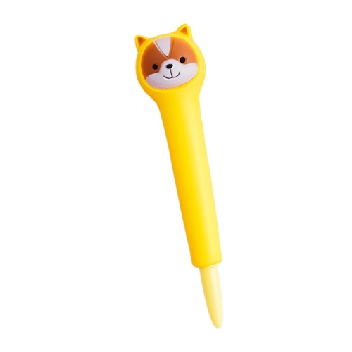 

Gel Ink Pen Cute Cartoon Bright Decompression Pen Soft Sponge Pens Fine Tips Smooth Writing for Students Kids Working Person 0.5mm/0.02''