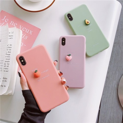 

Suitable for Three-dimensional Fruit Mobile Phone Silicone Anti-fall Ca-se