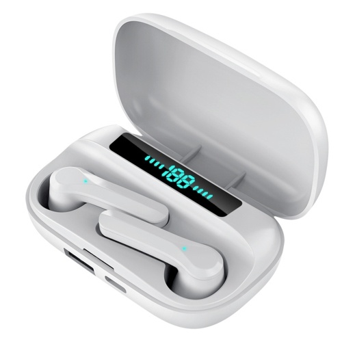 TWS No Wire BT5.0 Kopfhörer Sport Running Wiederaufladbare Digitalanzeige Sport Kopfhörer mit Rauschunterdrückung IOS & Android Phone Universal Earphones