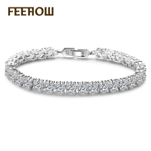 FEEHOW Super Flash AAA pulsera de circón