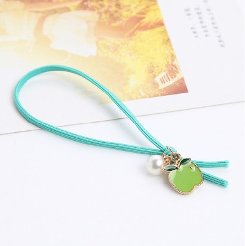 

Fruit Christmas pendant hair rope jewelry