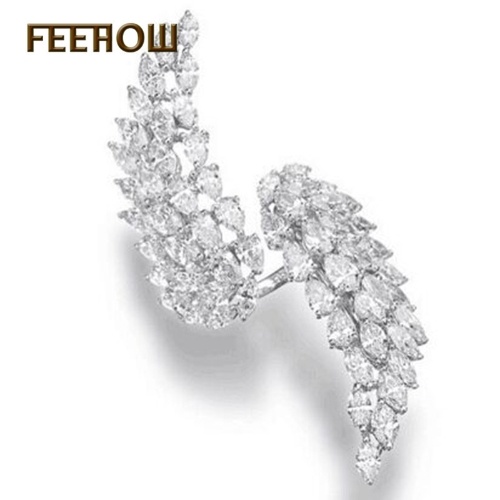 

FEEHOW женские модели бриллианты простые кольца