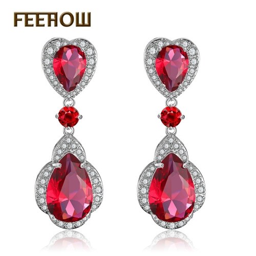 

New European and American water drop earrings