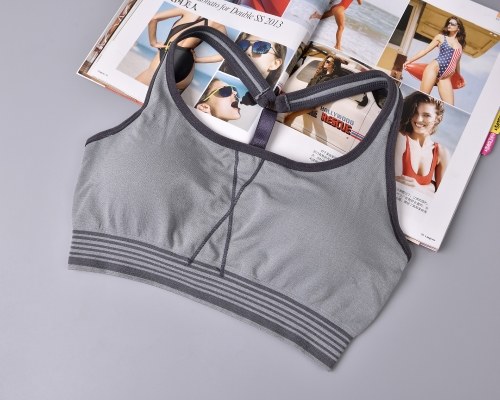

Fashion seamless ladies running fitness sports bra