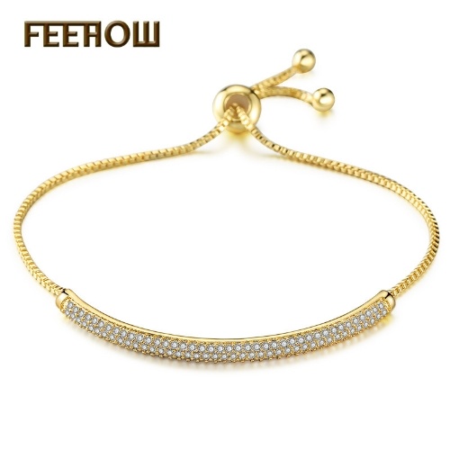 

FEEHOW new full diamond zipper jewelry set