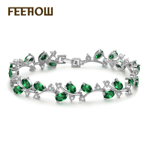 

FEEHOW Creative Platinum Zircon Wild Bracelet