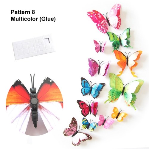 

24pcs Multicolor Double Layer Wings