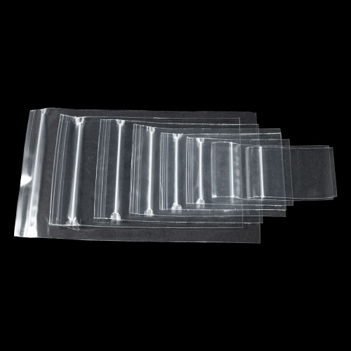 

100pcs Clear Poly Ziplock Bags Transparent Resealable Bags Self Sealing PP Plastic Bags 5.1 Mil Thick for Jewelry Clothes Commodity Gift