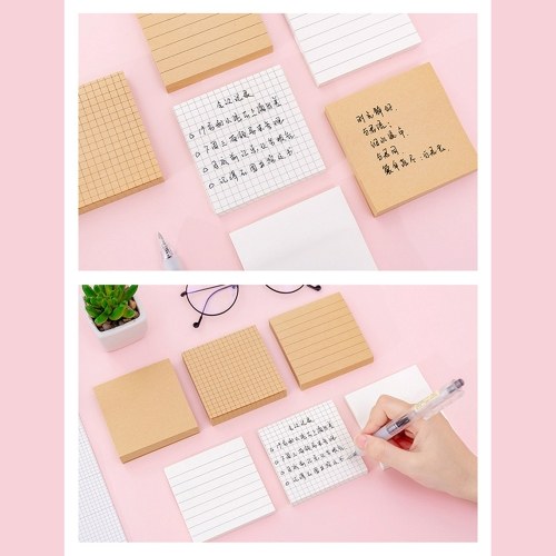 

Blank Horizontal Stationery Notepad Grid